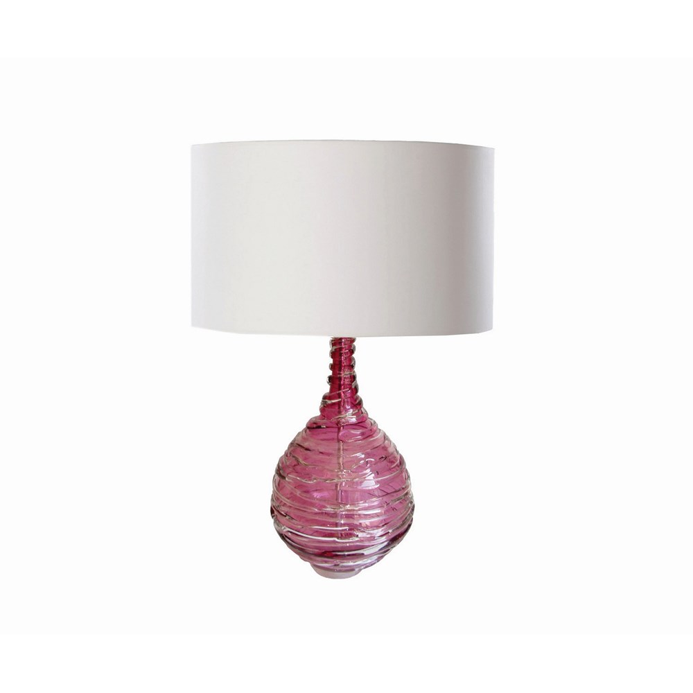 Matilda Crystal Glass Lamp by William Yeoward in Gold Ruby